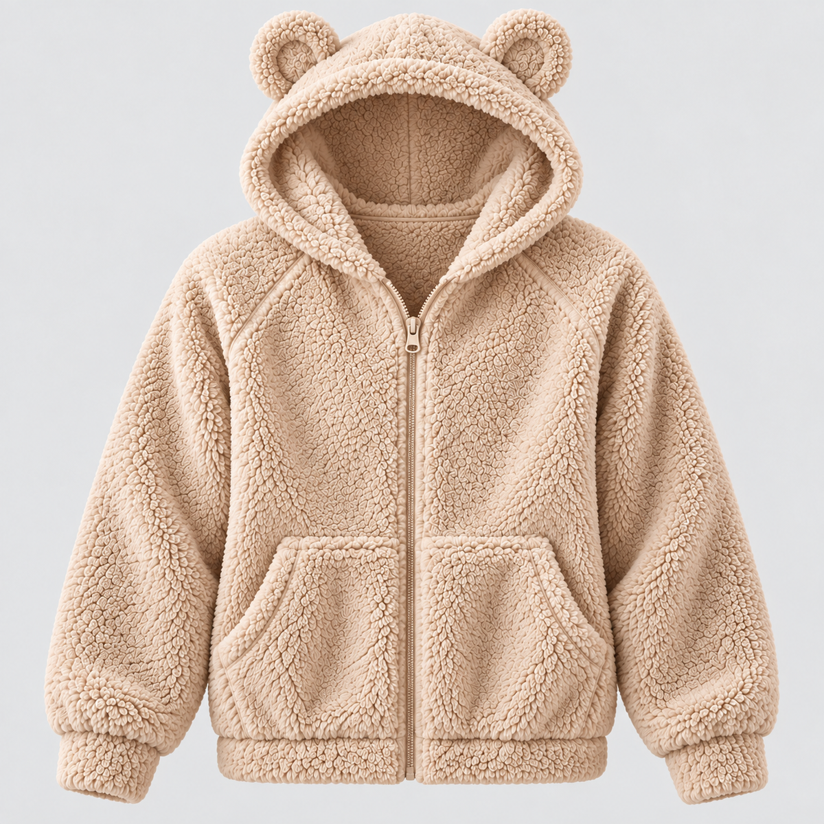 CHAQUETA TEDDY PELUCHE BISONTE