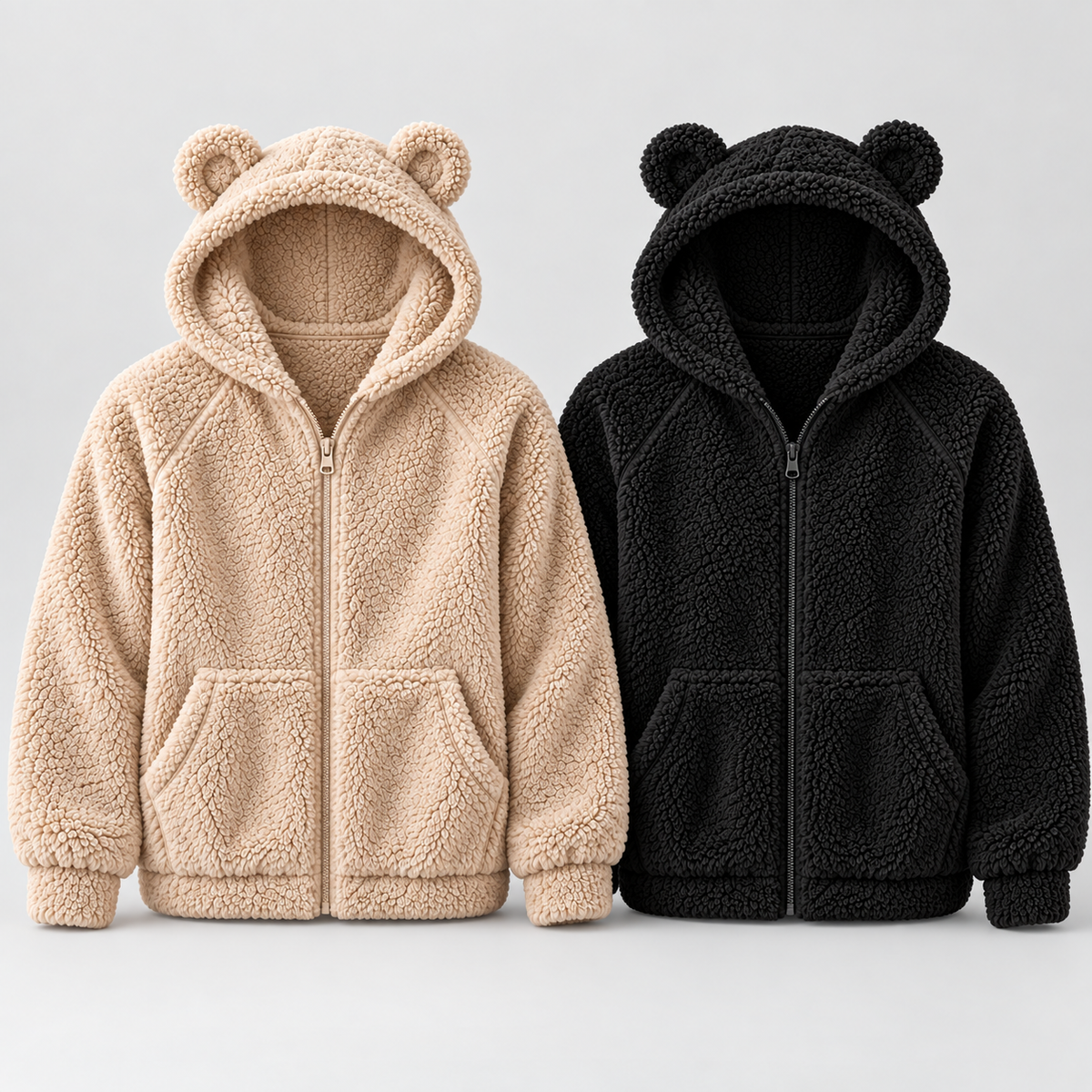 CHAQUETA TEDDY PELUCHE BISONTE