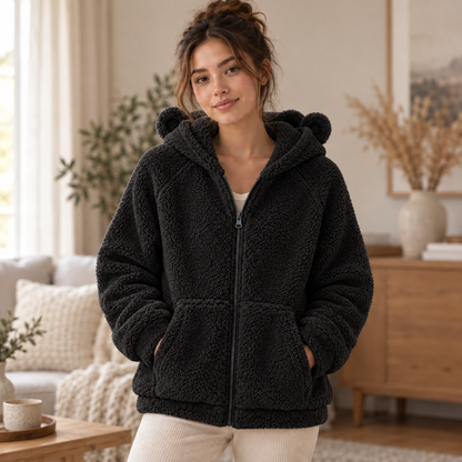 CHAQUETA TEDDY PELUCHE BISONTE