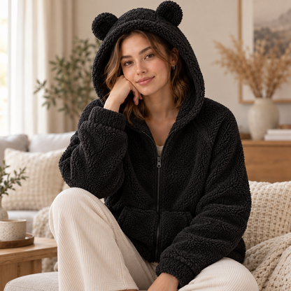 CHAQUETA TEDDY PELUCHE BISONTE