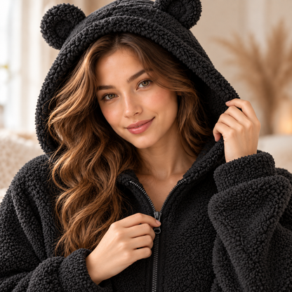 CHAQUETA TEDDY PELUCHE BISONTE