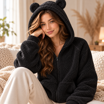 CHAQUETA TEDDY PELUCHE BISONTE