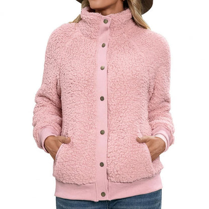 ABRIGO EN PELUCHE PARA MUJER